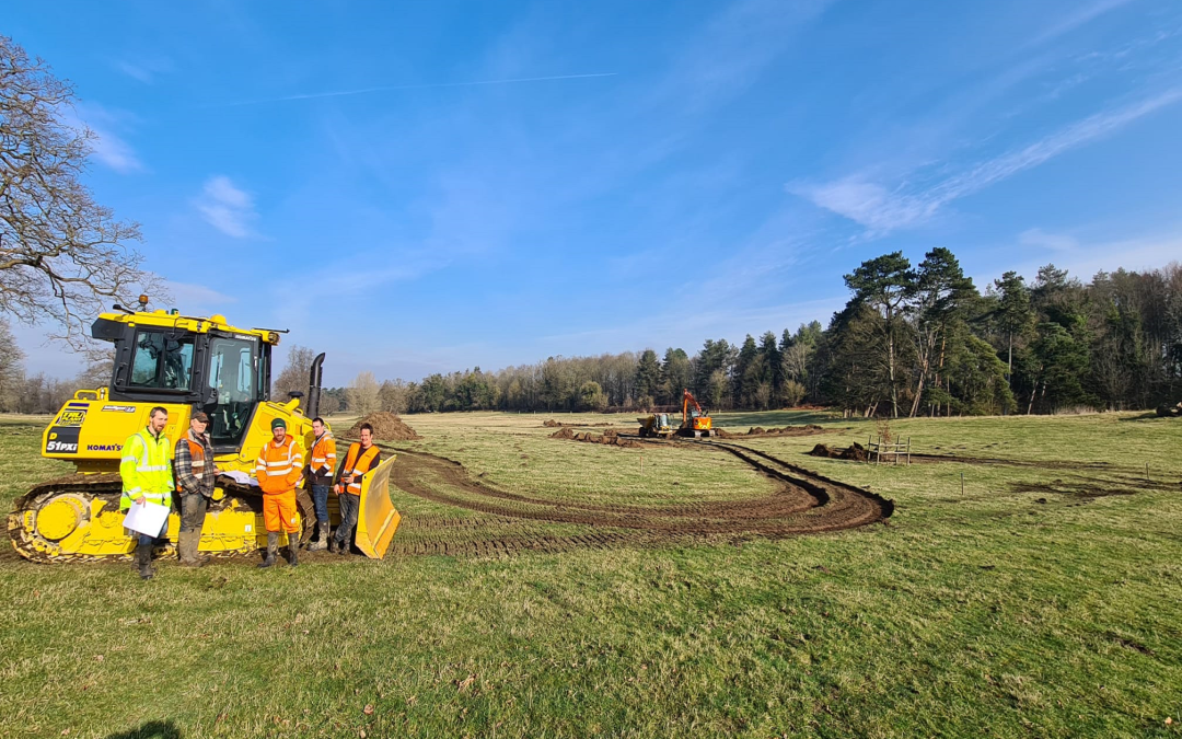 Visual Diary of New Lined Lake Construction 1