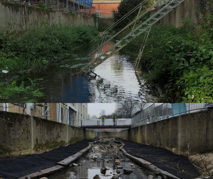 renaturalising of water ways